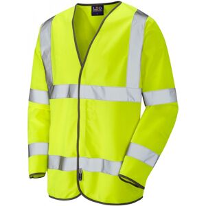 Leo Workwear S01 Shirwell Sleeved Hi-Vis Waistcoat