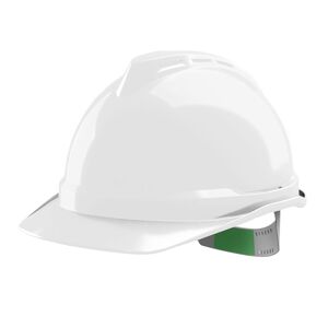 MSA V-Gard 500 Non-Vented Safety Helmet with Push-Key Suspension