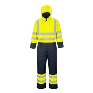 Portwest S485 Hi-Vis Contrast Coverall 4XL  Yellow