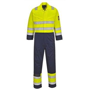 Portwest MV28 Hi-Vis Modaflame 2-Tone Coverall - Regular Length