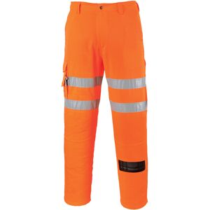 Portwest RT46 Rail Combat Trousers S  Orange