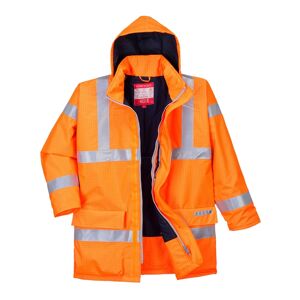 Portwest S778 Bizflame Hi-Vis Flame Resistant Rain Jacket S  Orange