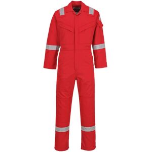 Portwest FR50 Flame Retardant Anti-Static Coverall Regular S  Red