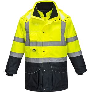 Portwest S426 7-In-1 Hi-Vis Contrast Traffic Jacket S  Yellow