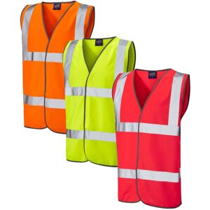 Leo Workwear W01 Tarka Hi-Vis Waistcoat ISO 20471 Class 2