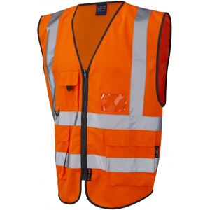 Leo Workwear W11 Lynton Class 2 Hi-Vis Vest