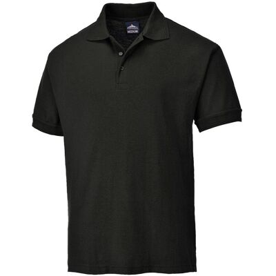Portwest B210 Naples Polo Shirt XXL Black Portwest B210 Naples Polo Shirt XXL Black