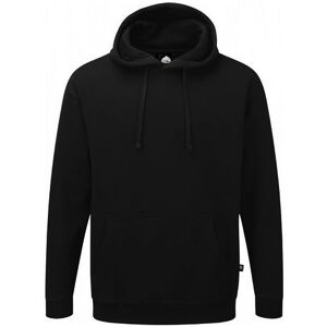 ORN 1280-15 Owl Hooded Sweatshirt S  Black