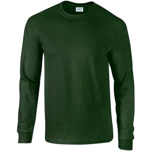 Gildan GD14 Ultra Cotton Long Sleeve T-Shirt S  Green