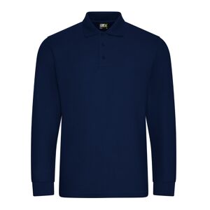 ProRTX RX102 Pro Long Sleeve Polycotton Polo Shirt S  Navy