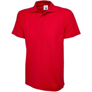 Uneek UC101 Classic Polo Shirt Small Red