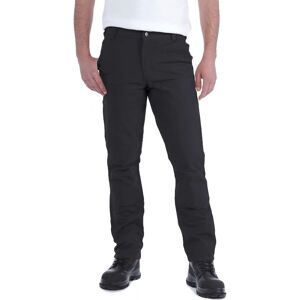 Carhartt 103340 Rugged Flex Straight Fit Duck Double-Front Work Trousers 34L 38W Black Carhartt 103340 Rugged Flex Straight Fit Duck Double-Front Work Trousers 34L 38W Black