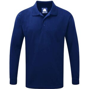 ORN 1170-10 Weaver Long Sleeve Poloshirt L  Royal Blue