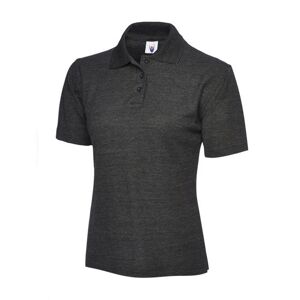 Uneek UC106 Ladies Short Sleeve Polo Shirt S  Charcoal Grey