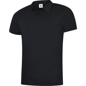 Uneek UC127 Mens Super Cool Poloshirt SX  Black