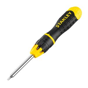 Stanley 0-68-010 Multi-Bit Ratcheting Screwdriver c/w 10 Piece Bit Set