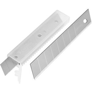 Stanley 0-11-301 Snap-Off Blades 18mm c/w Dispenser (Pack of 10) Stanley 0-11-301 Snap-Off Blades 18mm c/w Dispenser (Pack of 10)