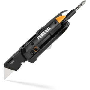 ToughBuilt TB-H4-12-IM 5 In 1 Electricians Folding Utility Knife C/W Bit Driver + Pry Bar ToughBuilt TB-H4-12-IM 5 In 1 Electricians Folding Utility Knife C/W Bit Driver + Pry Bar