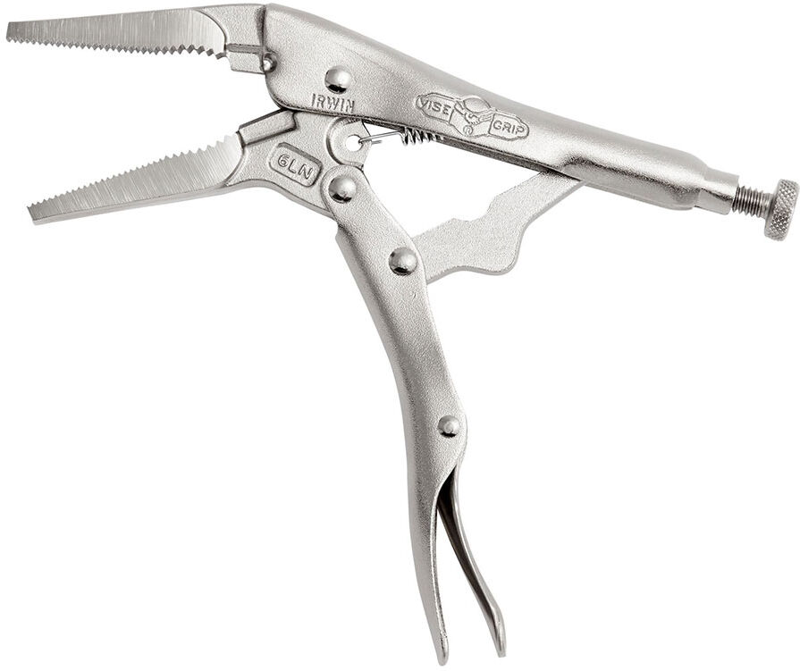 Irwin Vise-Grip 6LN Long Nose Locking Pliers c/w Wire Cutter 150mm (6")