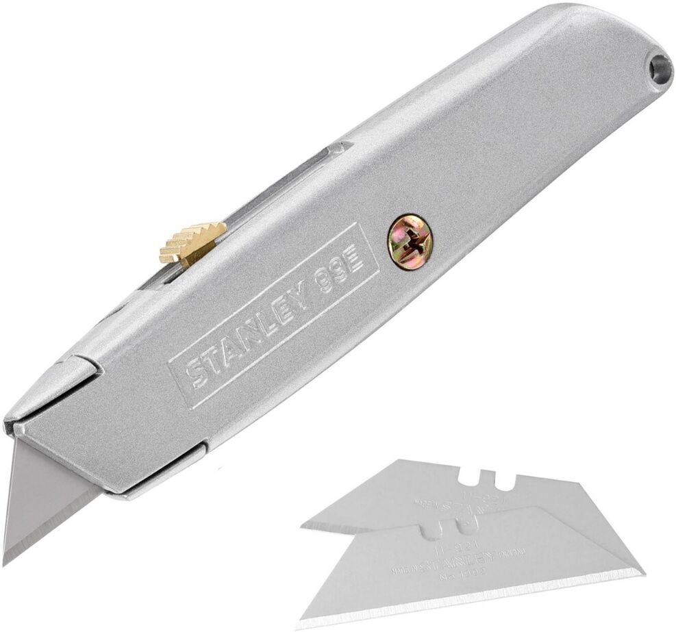 Stanley 99E Original Retractable Blade Knife c/w 3 Blades