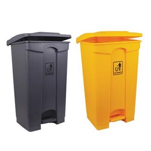 Robert Scott 101711 Polypropylene Pedal Bin 87L