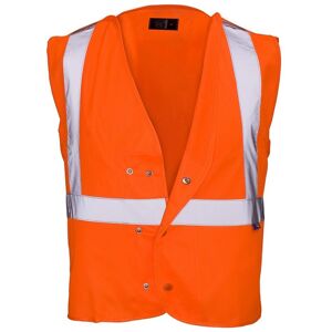 Supertouch 34581 Quick Release Hi-Vis Railway Waistcoat GO/RT3279