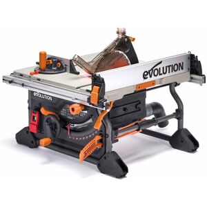 Evolution R255TBL Portable Jobsite Table Saw 240v  C/W Multi Material TCT Saw Blade