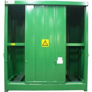 Empteezy DPU16-4 Drum & IBC Store To Hold 16 Drums Or 4 IBC  Green