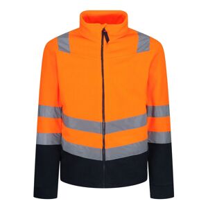 Regatta TRF655 Hi-Vis Full Zip Fleece M  Orange/Navy