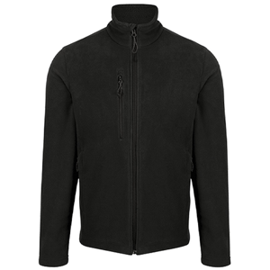 Regatta TRF618 Honestly Made Recycled Zip Fleece M  Black