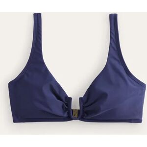 U-Bar Bikini Top Blue Women Boden  - Navy - Female - Size: 10