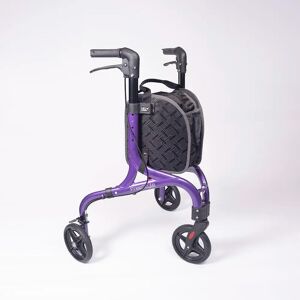 NRS Healthcare  Freestyle 3 Wheel Rollator - Purple