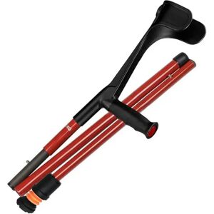 Flexyfoot Carbon Fibre Folding Crutch - Red