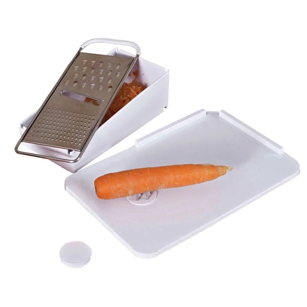 NRS Healthcare  Kitchen Spread Board with Spikes & 3 Way Grater
