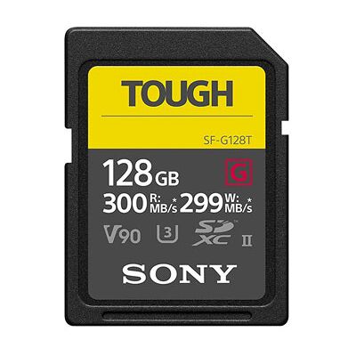 Sony SDXC SF-G Tough Series 128GB UHS-II V90 - SFG1TG Sony SDXC SF-G Tough Series 128GB UHS-II V90 - SFG1TG