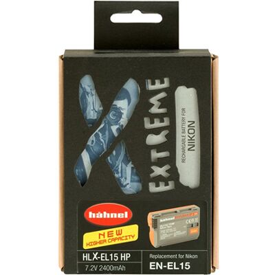 Hahnel HLX-EL15HP Battery - Extreme Nikon Camera Power Hahnel HLX-EL15HP Battery - Extreme Nikon Camera Power