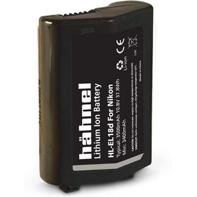Hahnel HL-EL18D Battery - High capacity 3500mAh for Nikon Z9 Hahnel HL-EL18D Battery - High capacity 3500mAh for Nikon Z9