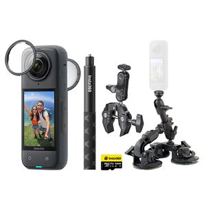 Insta360 X4 8K 360 Degree Action Camera - Car Bundle