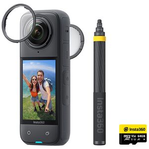 Insta360 X4 8K 360 Degree Action Camera - No Drone, No Problem Bundle