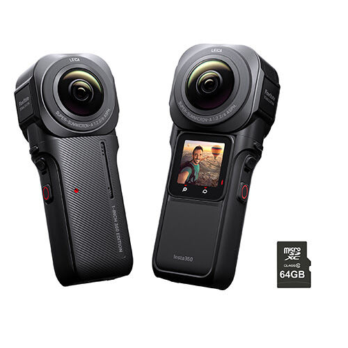 Insta360 ONE RS 1-Inch 360 Edition Action Camera with Dual Leica 1-inch sensors inc 64GB Card