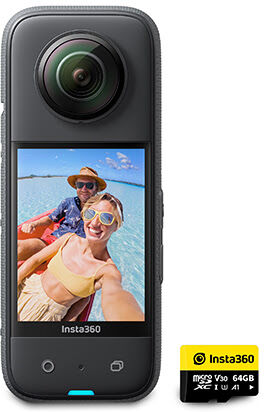 Insta360 X3 Pocket 360 Degree Action Camera - With 64GB Card