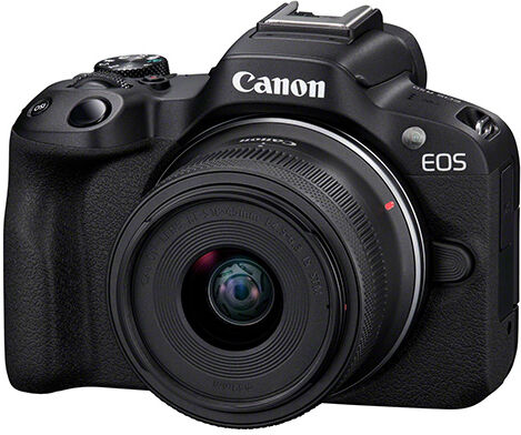 Canon EOS R50 with RF-S 18-45mm f4.5-6.3 IS STM Lens - Black