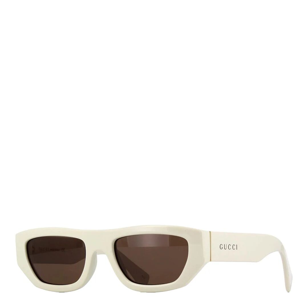 Unisex White Gucci Sunglasses 52Mm - White
