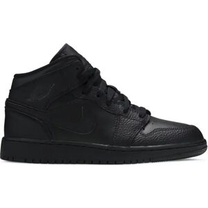 Nike Kids Jordan 1 Mid Black (Gs) - Black - Kids