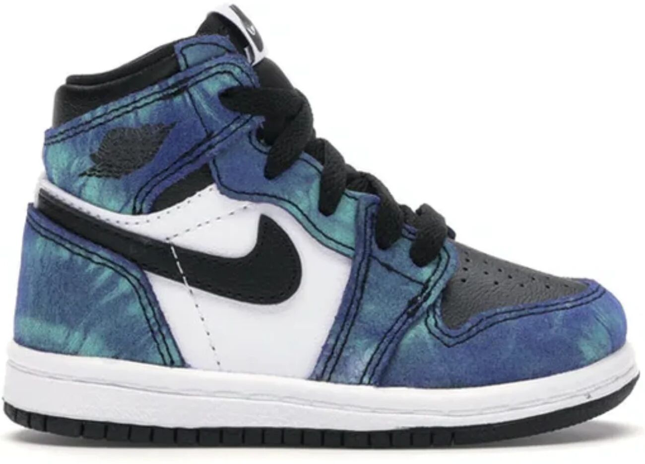 Nike Toddlers Jordan 1 Retro High Tie Dye (Td) - Size: UK 3.5K - EU 19.5 - - blue - Kids - Size: UK 3.5K - EU 19.5 -US 4C