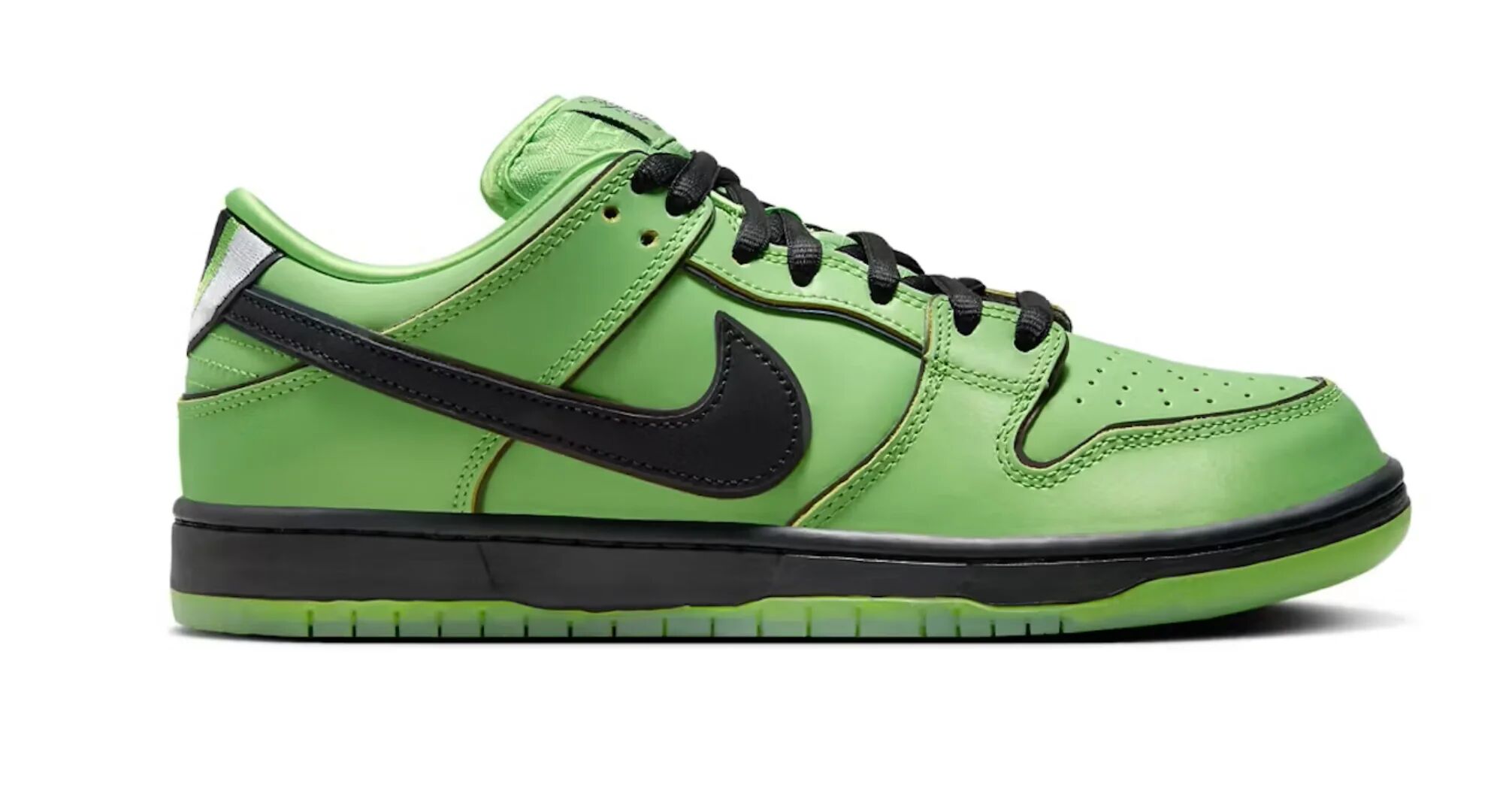 Nike Sb Dunk Low The Powerpuff Girls Buttercup - Size: UK 12 - EU 47.5 - Size: UK 12 - EU 47.5 - - green - Size: UK 12 - EU 47.5 - US M 13