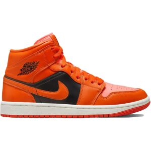 Nike Jordan 1 Mid Orange Black (W) - Size: UK 5.5 - EU 39 - Size: UK 5.5 - EU 39 - US  8W - orange - female - Size: UK 5.5 - EU 39 - US  8W