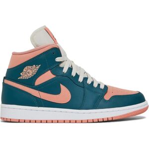 Nike Jordan 1 Mid Dark Teal Green (W) - Size: UK 4.5 - EU 38 - Size: UK 4.5 - EU 38 - - green - female - Size: UK 4.5 - EU 38 - US 7W