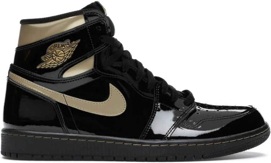 Nike Jordan 1 High Black Metallic Gold - black