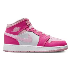 Nike Jordan 1 Mid Fierce Pink (Gs) - Size: UK 3.5 - EU 36 - - pink - Kids - Size: UK 3.5 - EU 36 - US 4Y